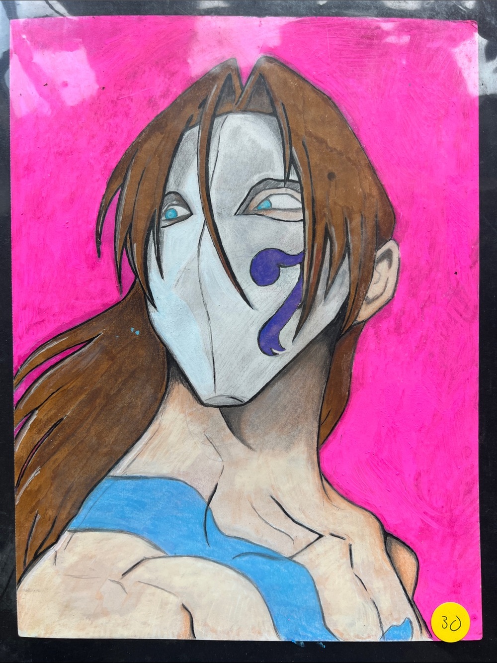 Vega street fighter hand drawn artwork for sale